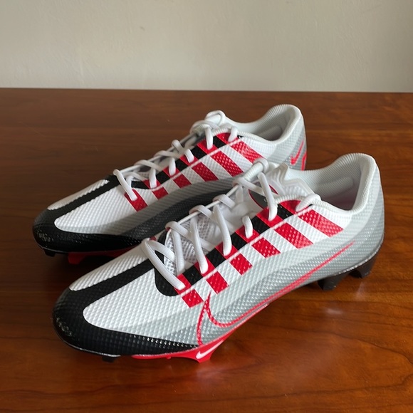 New Nike Vapor Edge Speed 360 Men’s Red White Football Cleats DQ5110-061 NWOB - Picture 4 of 5